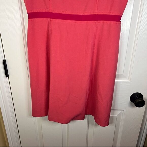 Marc New York Andrew Mark Cap Sleeve Mini Dress Size 14 Red Pink - Picture 5 of 8